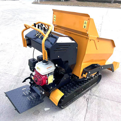 Pista de goma Mini Crawler Dumper 300kg 500kg 1000kg del solo cilindro