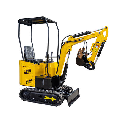 El motor de la EPA 1200 kg Máquina de excavación mini de alta gama Tres cilindros refrigerados por agua