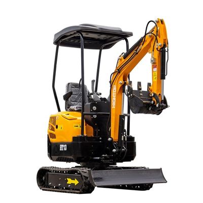 Acuerdo Hightop Mini Digger del motor 1300kg Mini Excavator HT13 del CE EURO5