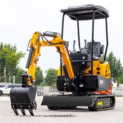 radio de torneado Mini Excavator 795m m de la cola Hightop de la anchura de pista de 180m m HT13