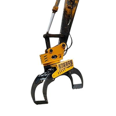 Cortador de madera 6t Excavadora Cizalla para árboles Accesorios para equipos de construcción