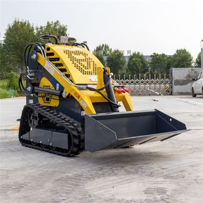 13.5hp Mini Skid Steer Loader 3000rpm Velocidad nominal 0,06m3 Capacidad del cubo