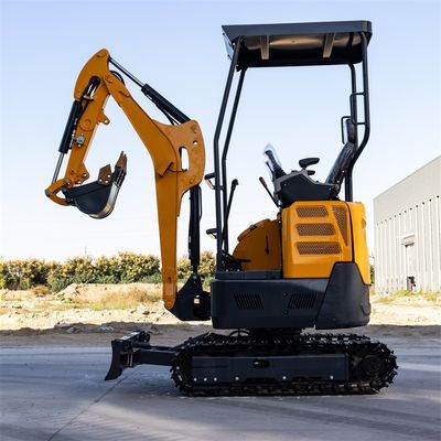 2Excavadora hidráulica pequeña de 2 toneladas con ancho de vía de 780 mm / 1090 mm