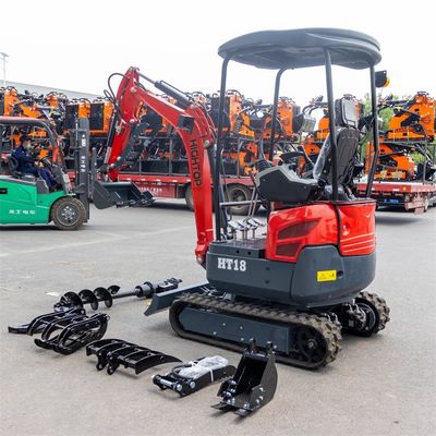 Importación de marca de motor de 1800 kg mini excavadora hidráulica con vía retráctil