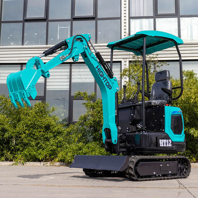 HT12 Mini excavadora de alto rendimiento para trabajos de tierra y construcción de carreteras