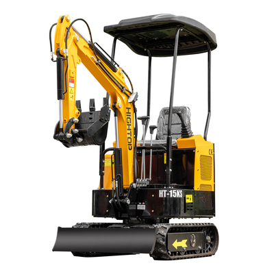 Mini excavadora HT-15KS de 1 tonelada con capacidad de cucharón de 0,02 m³