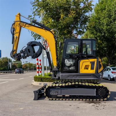 HT65 Mini Excavadora hidráulica con opciones de motor Yanmar/Kubota con certificación CE de 1800 kg
