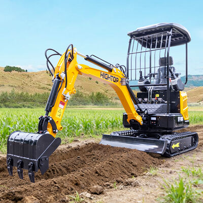 Miniexcavadora de giro de cola cero HT18C de 1,8 toneladas con motor de alto rendimiento