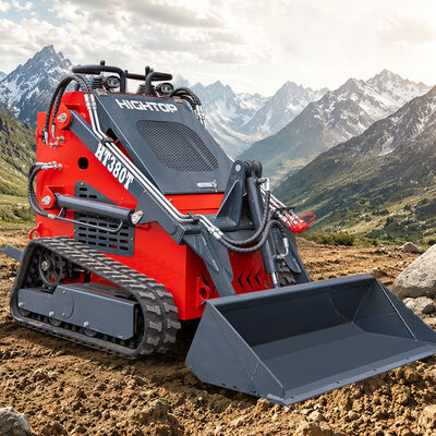 HT380T Mini cargador de dirección de deslizamiento para operaciones multifuncionales compactas